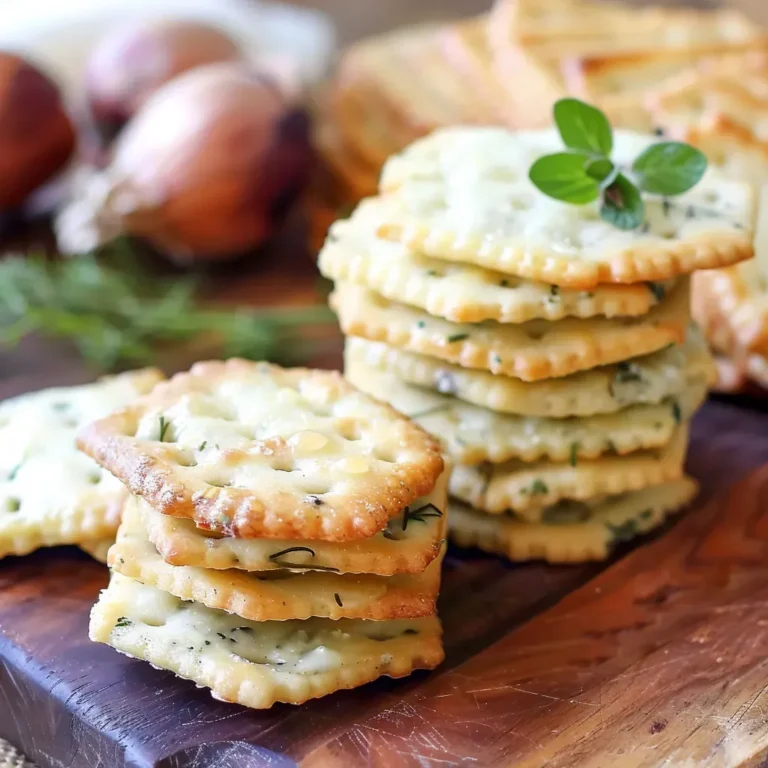 Dill Cheese Crackers Recipe: Crispy and Irresistible