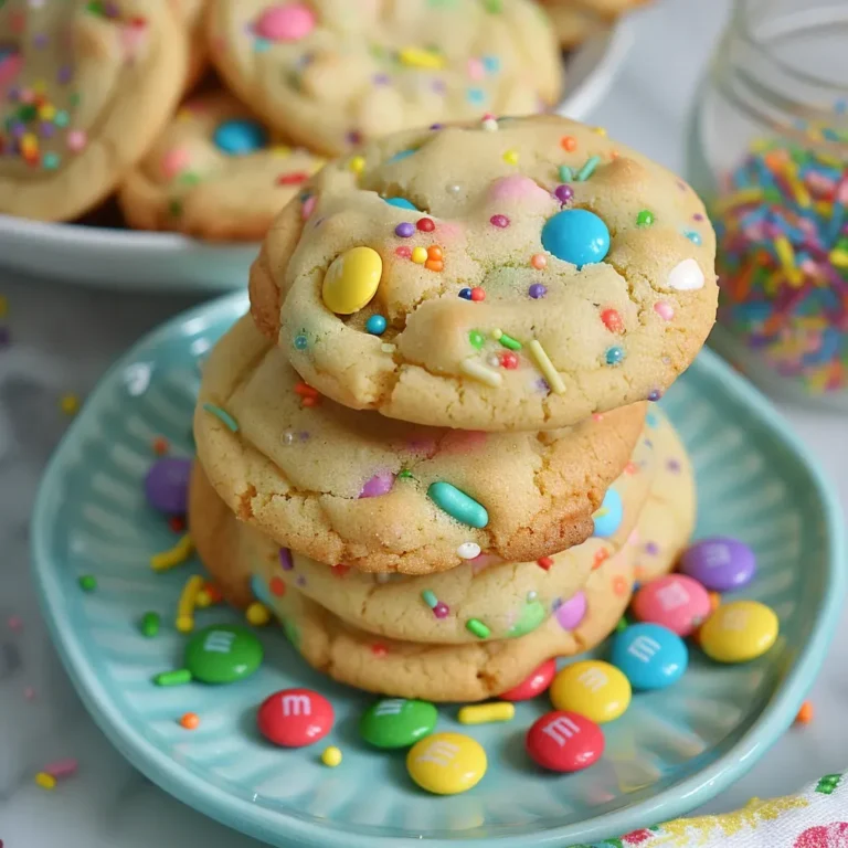 Easter Funfetti M&M Cookies Recipe