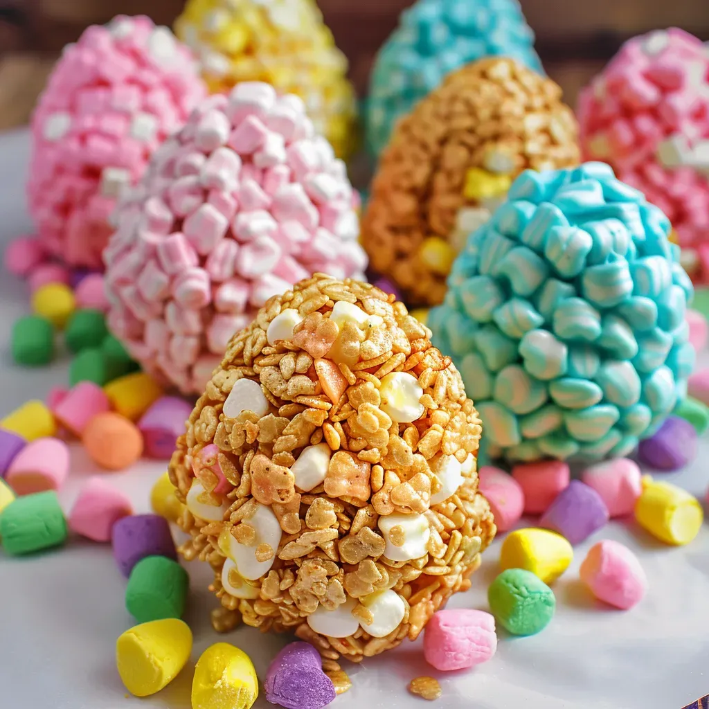 Easter Rice Krispie Eggs Recipe