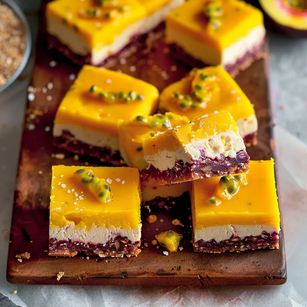 Exotic Mango Passionfruit Bars Recipe