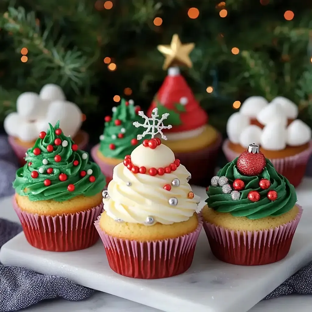 Festive Holiday Cupcakes Recipe