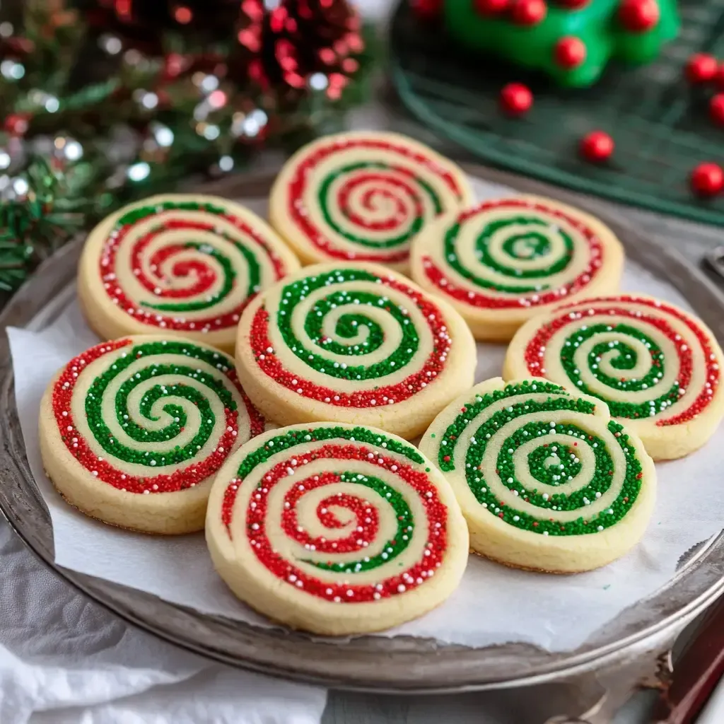 Festive Swirled Holiday Cookies