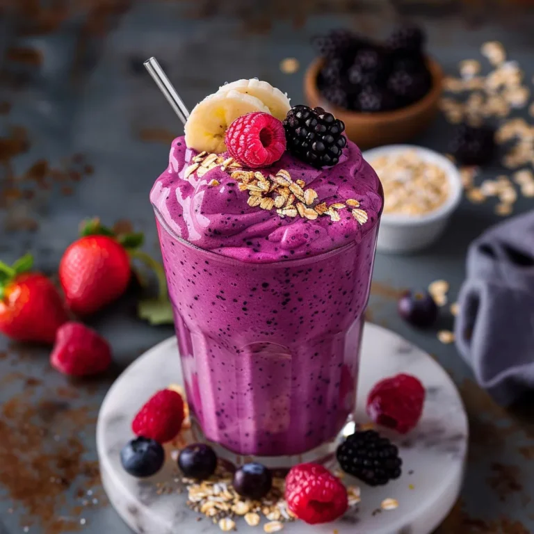 Fiber-Rich Fruit Smoothie Recipe