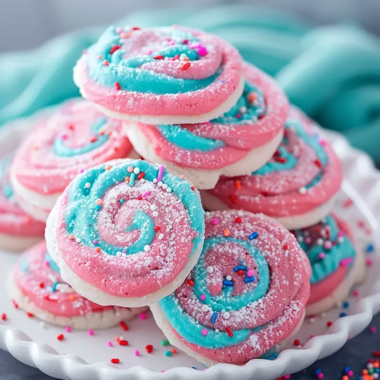 Fluffy Cotton Candy Cookies Recipe