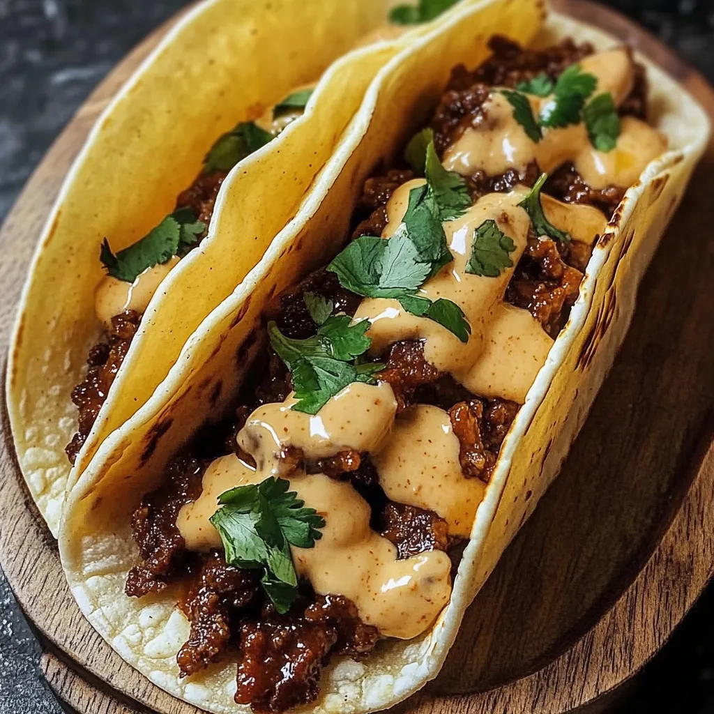 Garlic Butter Honey BBQ Tacos: A Flavorful Delight