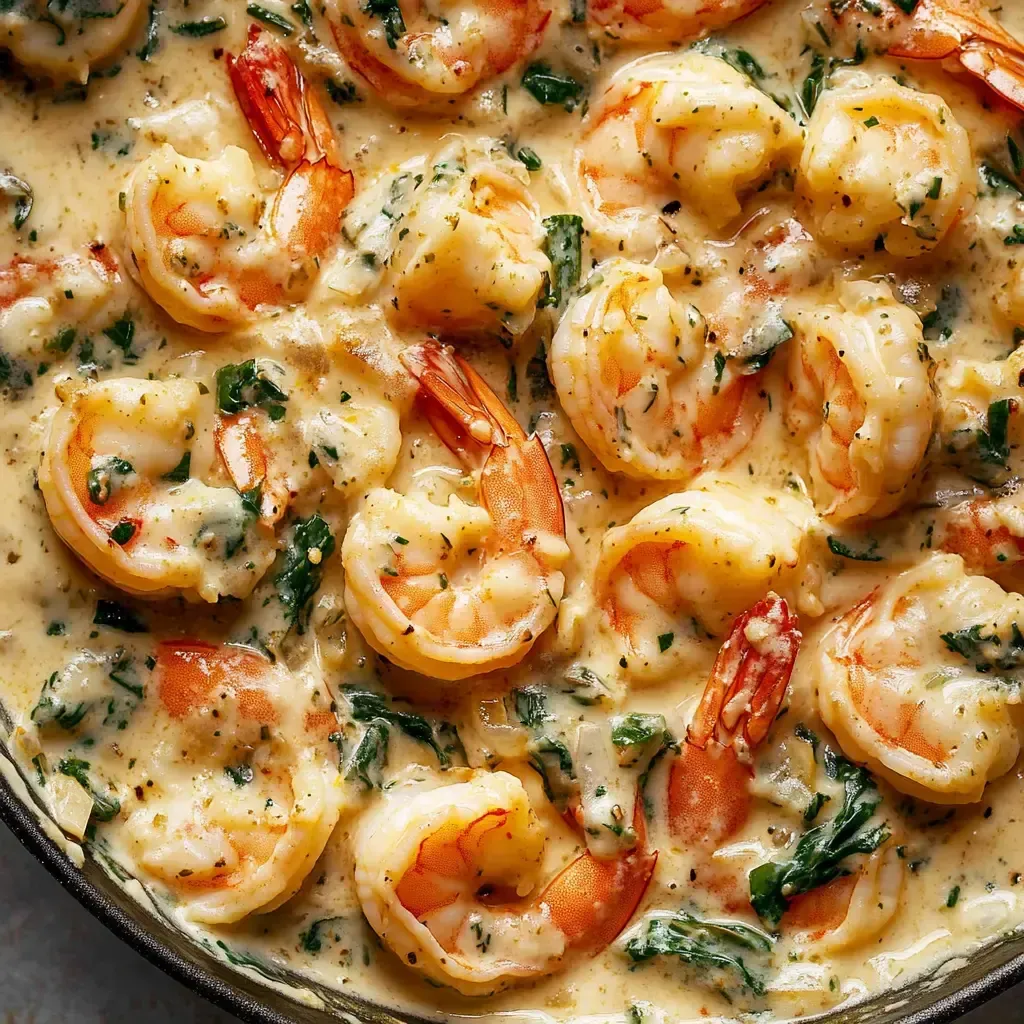 Garlic Butter Tuscan Shrimp in Creamy Sauce