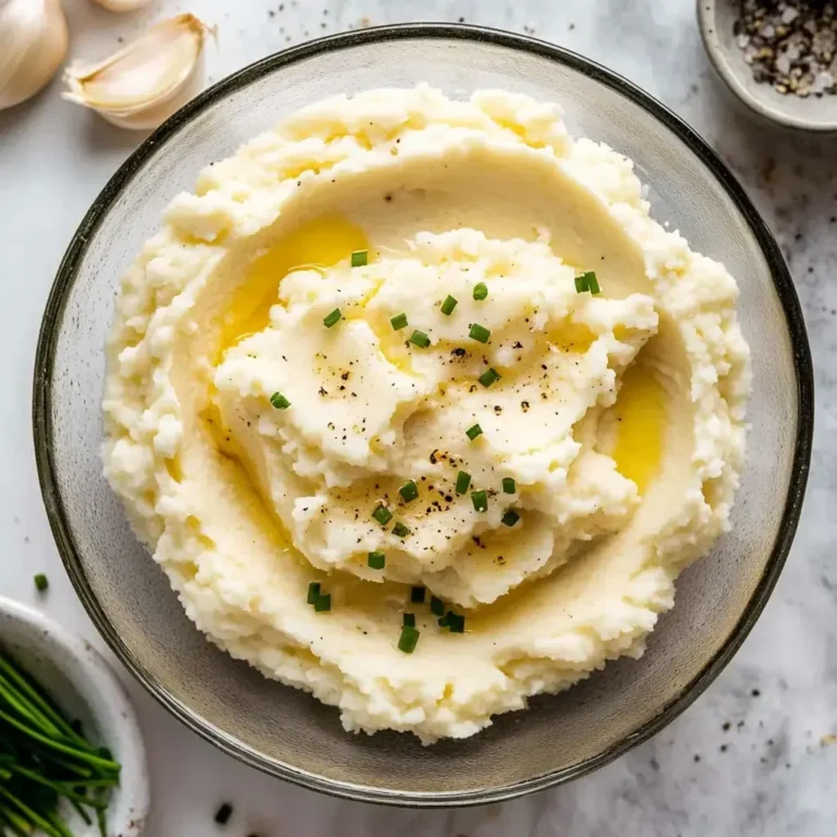 Garlic Cauliflower Mash: Creamy and Delicious Low-Carb Recipe