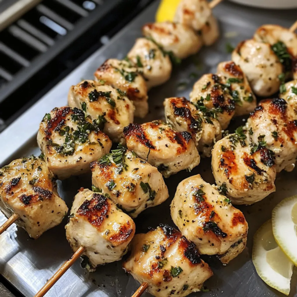 Garlic Parmesan Chicken Kebabs: Delicious and Flavorful Recipe