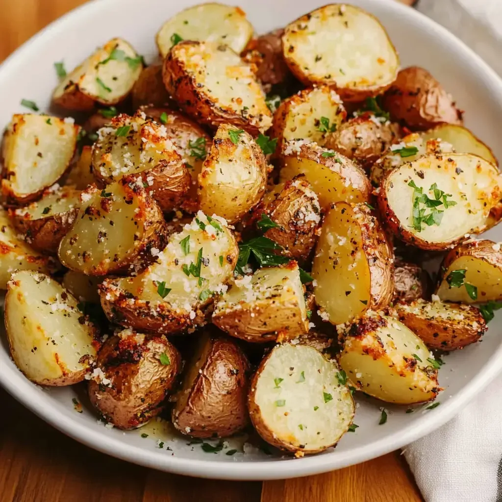 Garlic Parmesan Roasted Potatoes: Delicious and Easy Recipe