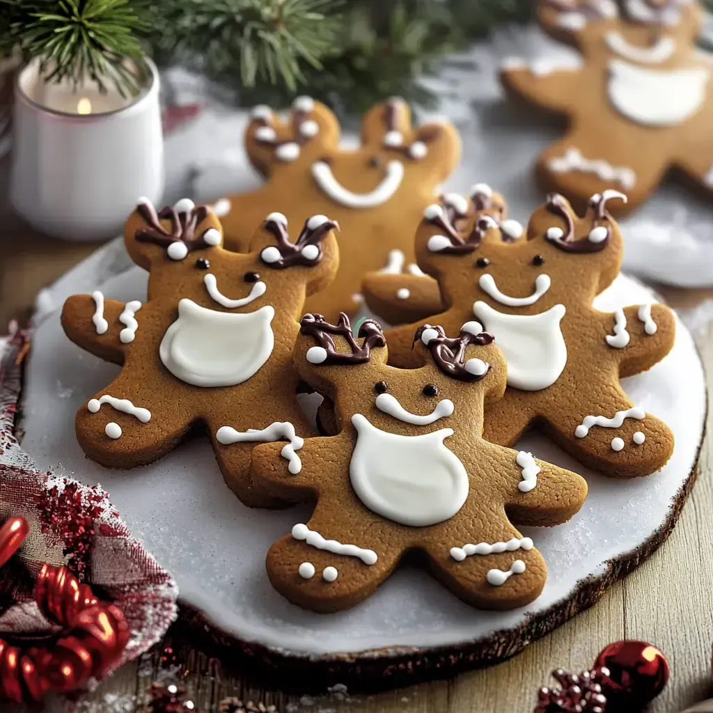 Gingerbread Reindeer Cookies: Festive Holiday Recipe