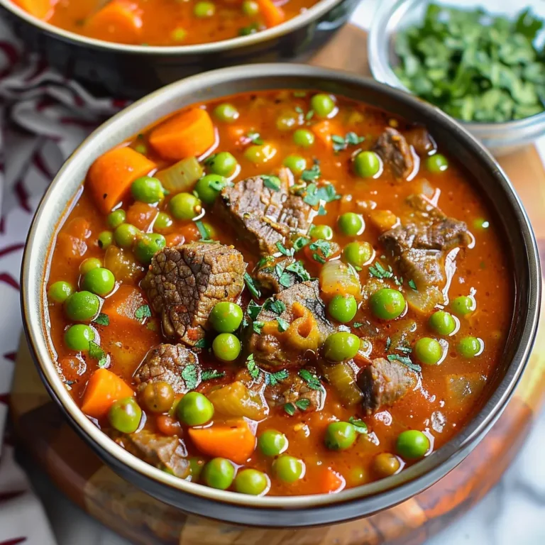 Hearty Peas and Carrots Stew: Easy Recipe