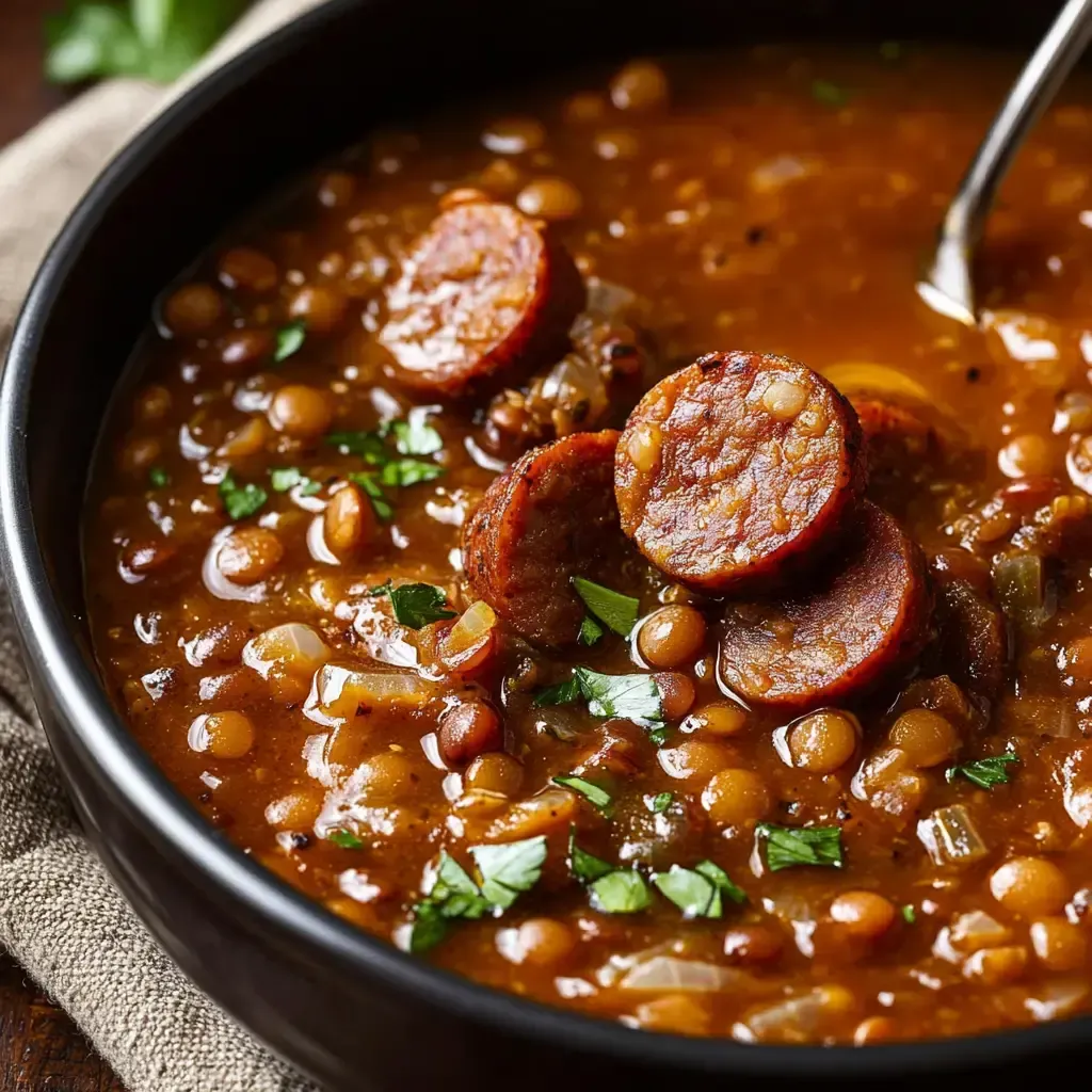Hearty Sausage Lentil Soup: Easy Recipe