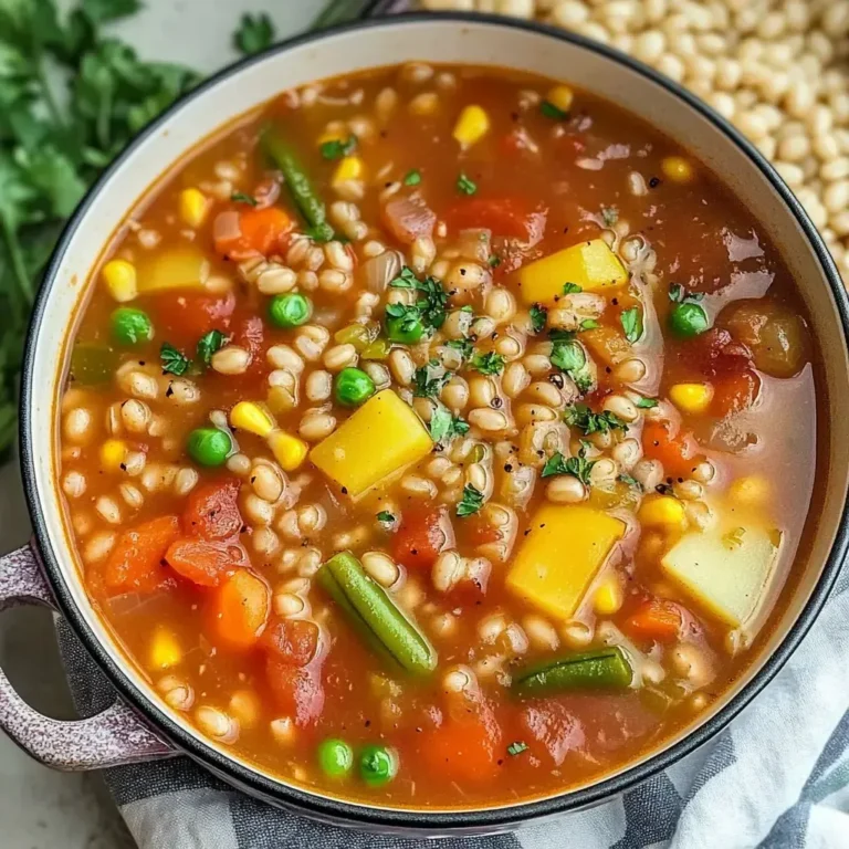 Hearty Vegetable Barley Soup: Easy and Delicious Recipe