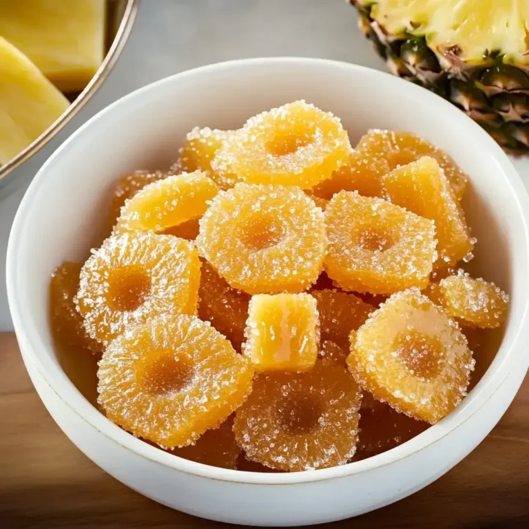 Homemade Candied Pineapple: Easy Recipe for Sweet Treats