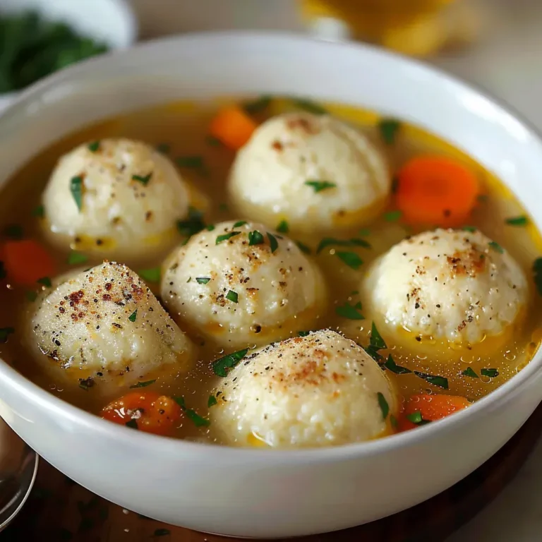 Homemade Matzo Ball Soup Recipe