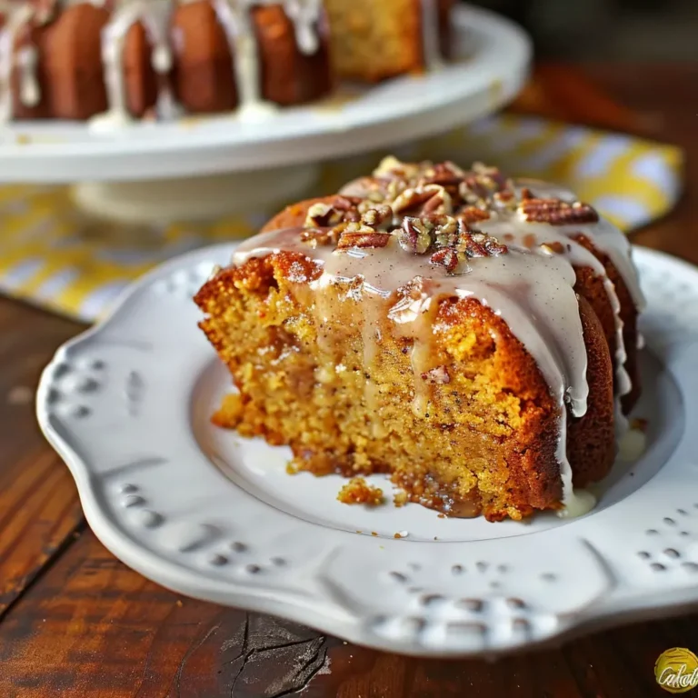 Honey Bun Cake Recipe with Sweet Potato Flavor