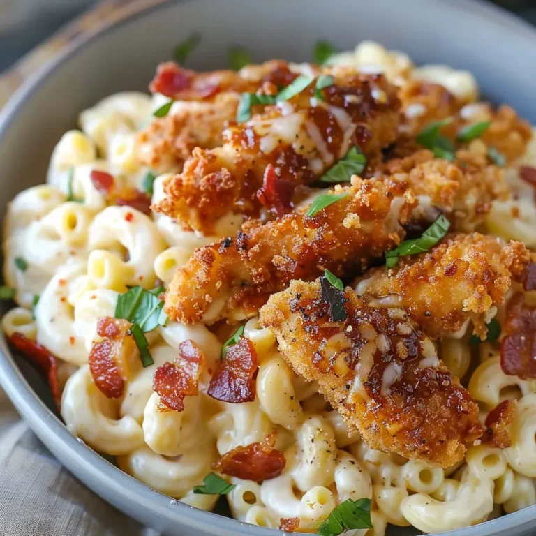 Honey Pepper Chicken Macaroni and Cheese Recipe