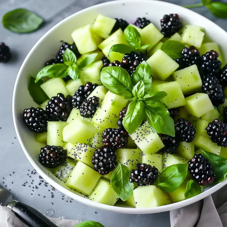 Honeydew Blackberry Salad: Refreshing and Delicious Recipe