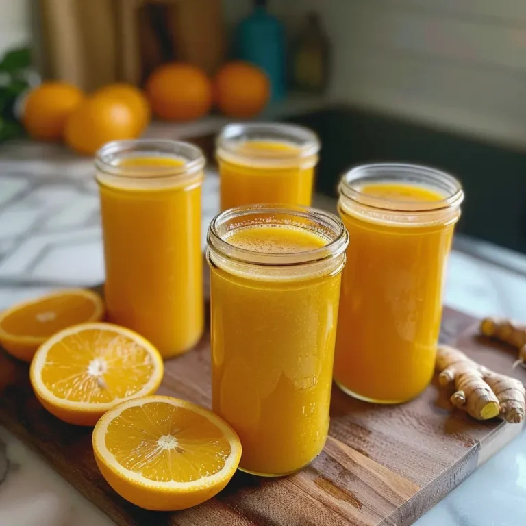 Immunity-Boosting Lemon Ginger Turmeric Shots