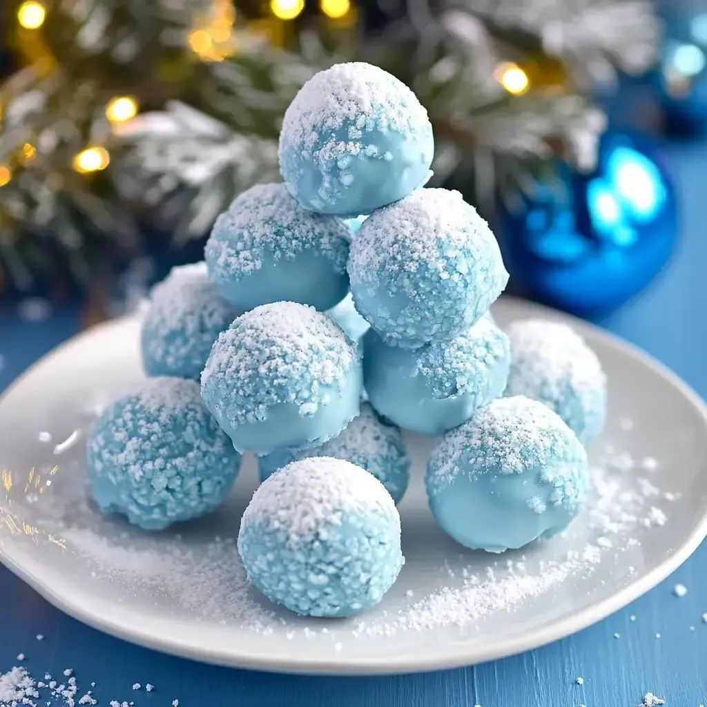 Indulgent Blue Christmas Truffle Recipe