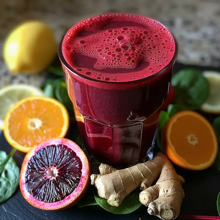 Iron-Rich Energy Boosting Juice