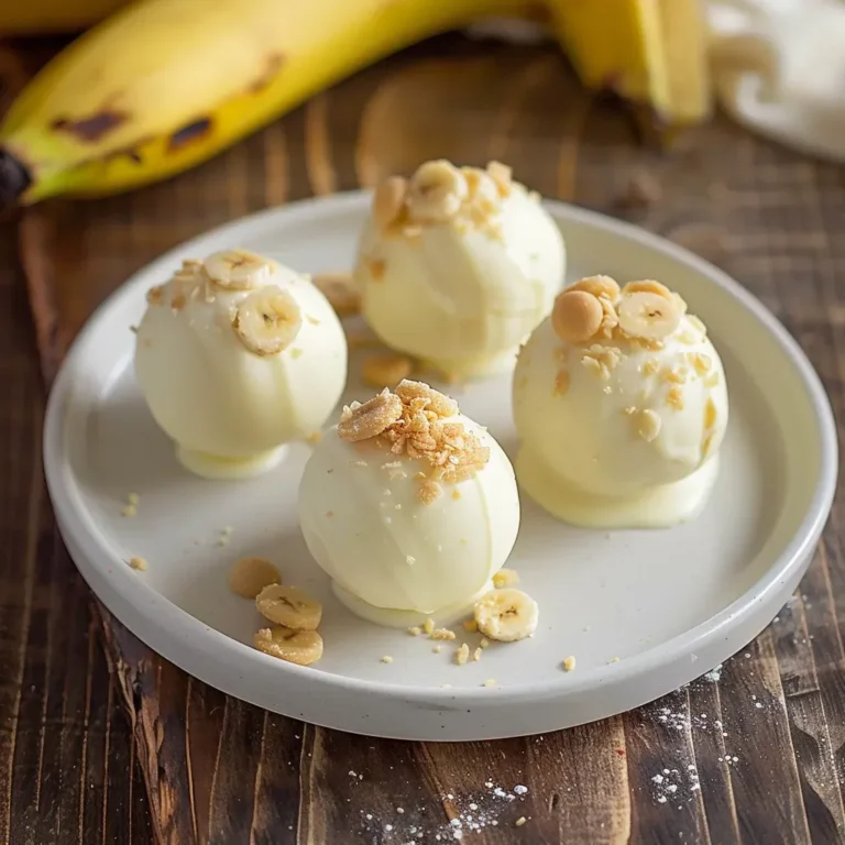 Irresistible Banana Pudding Truffles