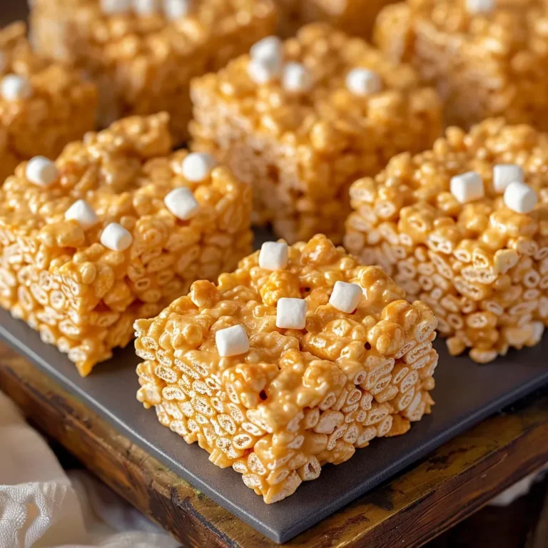 Irresistible Butterscotch Rice Krispy Treats
