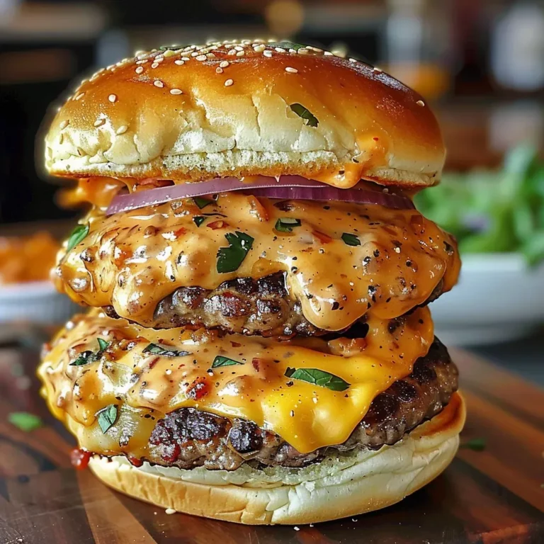 Irresistible Cheesy Crack Burgers with Secret Sauce