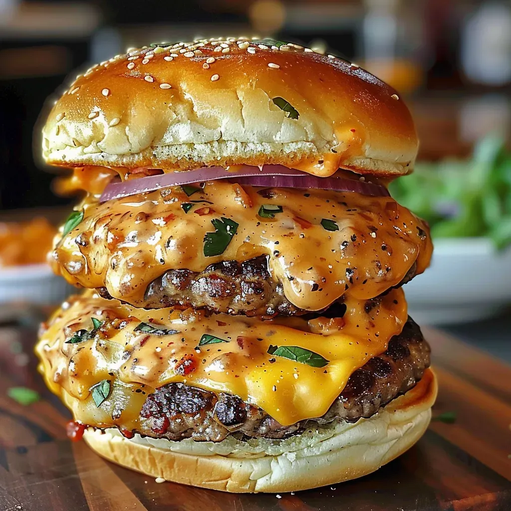 Irresistible Cheesy Crack Burgers with Secret Sauce
