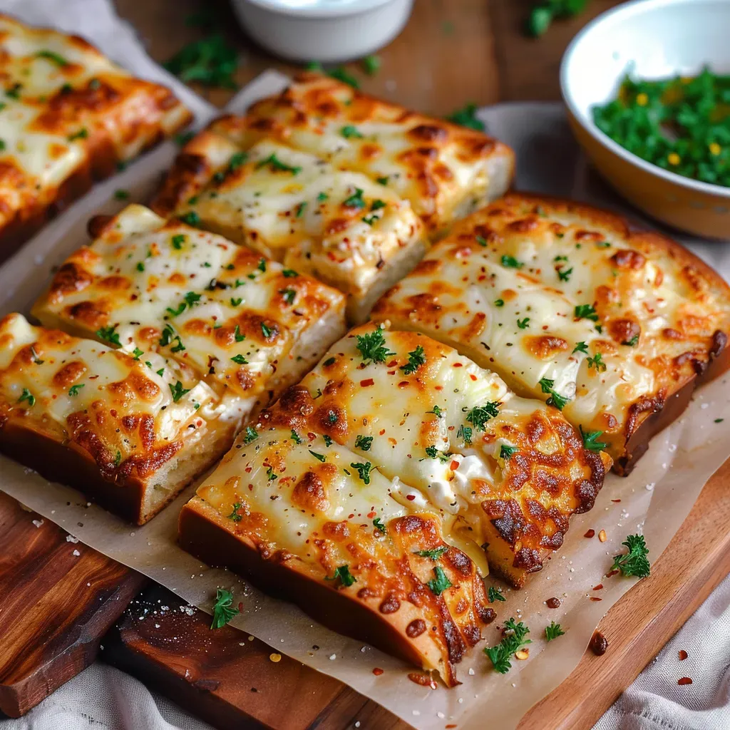 Irresistible Cheesy Garlic Bread Recipe