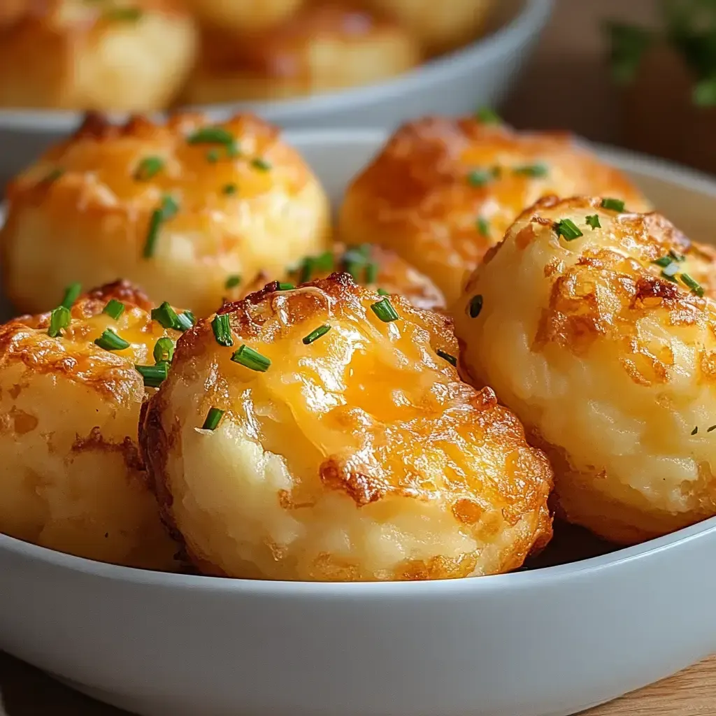 Irresistible Cheesy Potato Puffs - Easy Recipe