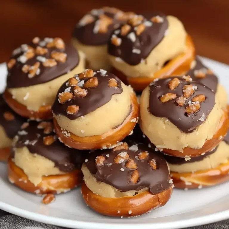 Irresistible Cookie Dough Pretzel Bites