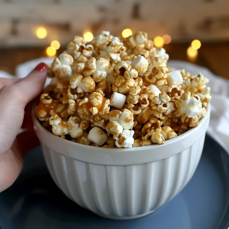 Irresistible Marshmallow Caramel Popcorn Recipe