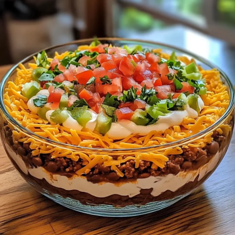 Irresistible Seven-Layer Taco Dip Recipe