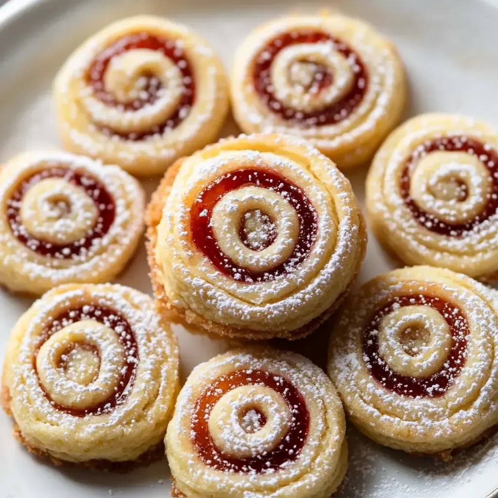 Jam-Filled Cream Cheese Pinwheel Cookies