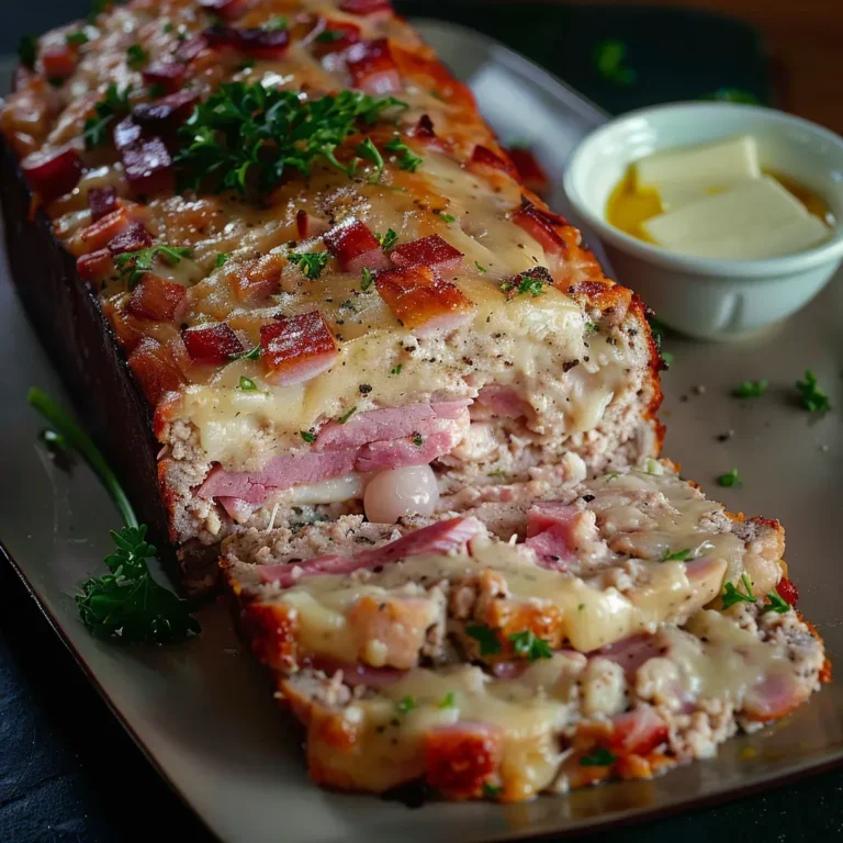Keto-Friendly Cordon Bleu Meatloaf Recipe