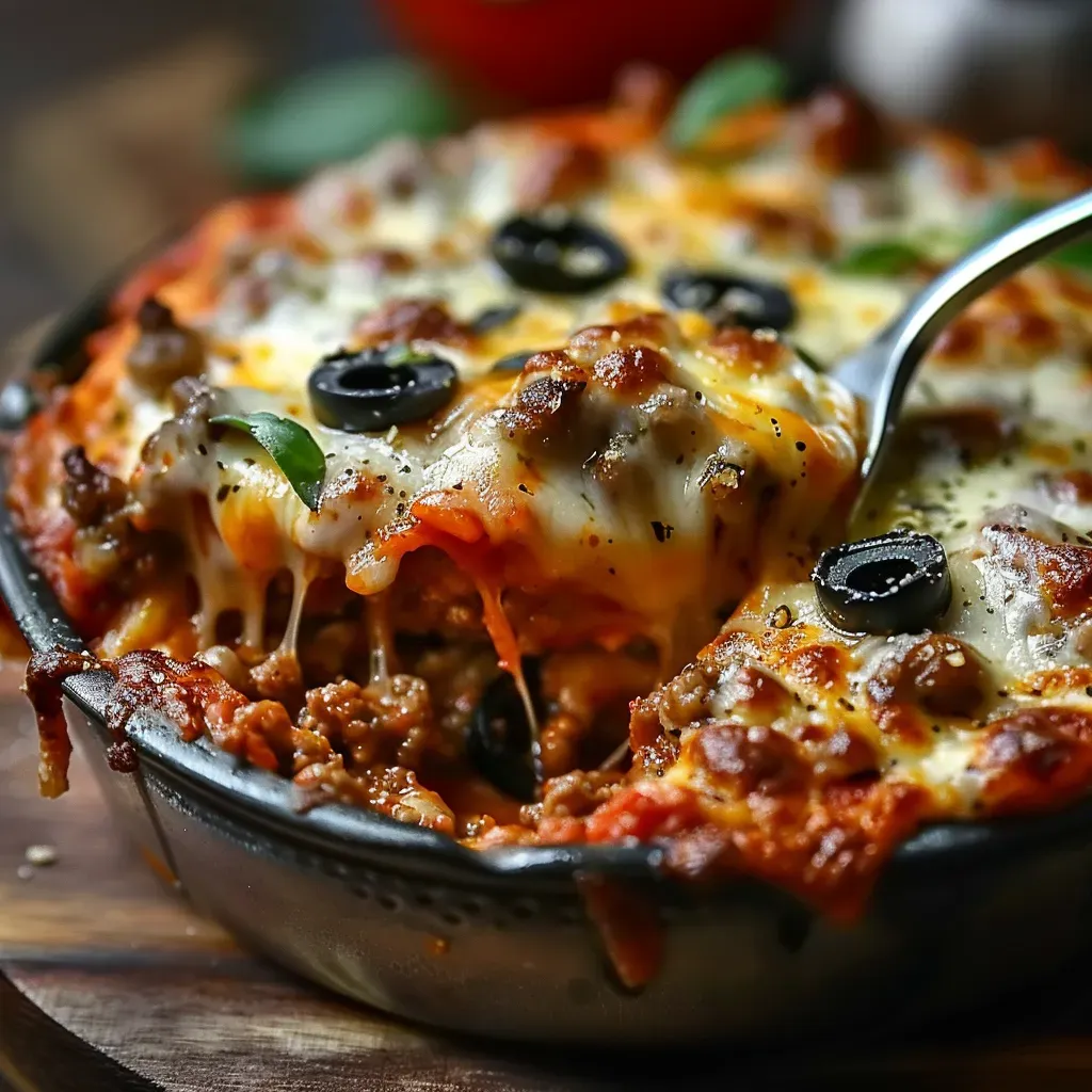 Keto-Friendly Crustless Pizza Bowl Recipe