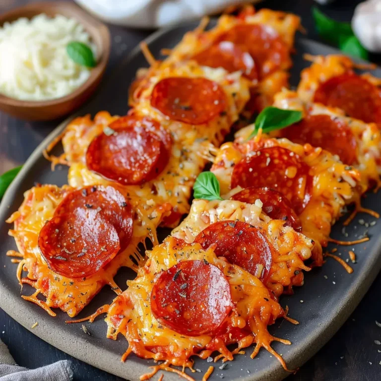 Keto Pepperoni Cheese Crisps - Low Carb Snack Recipe