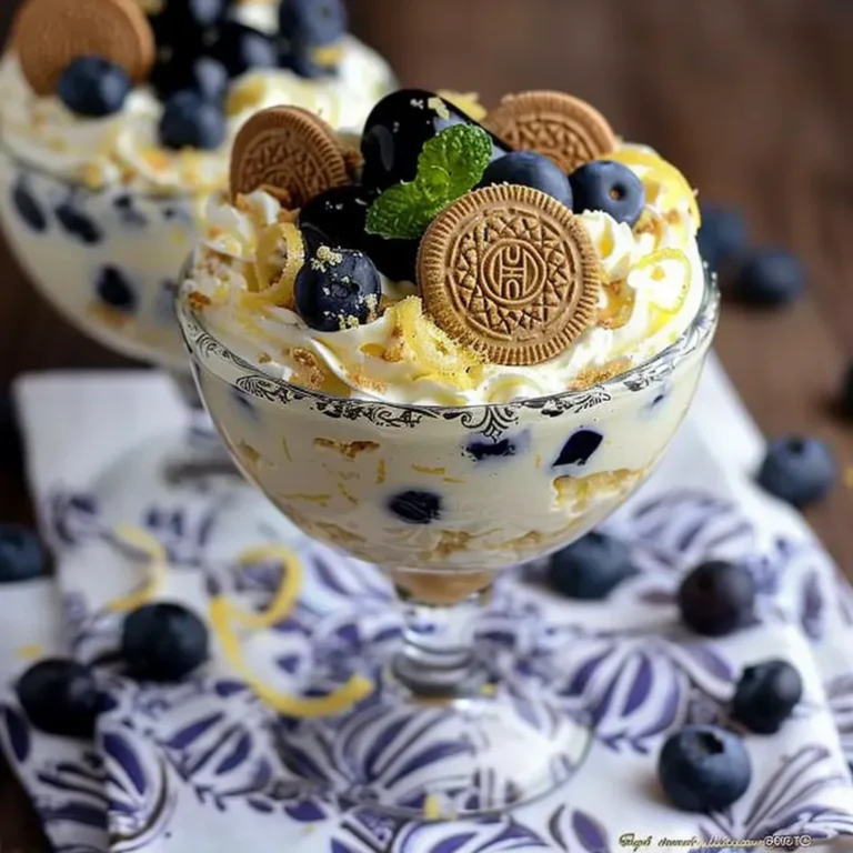 Lemon Blueberry Delight: Golden and Delicious