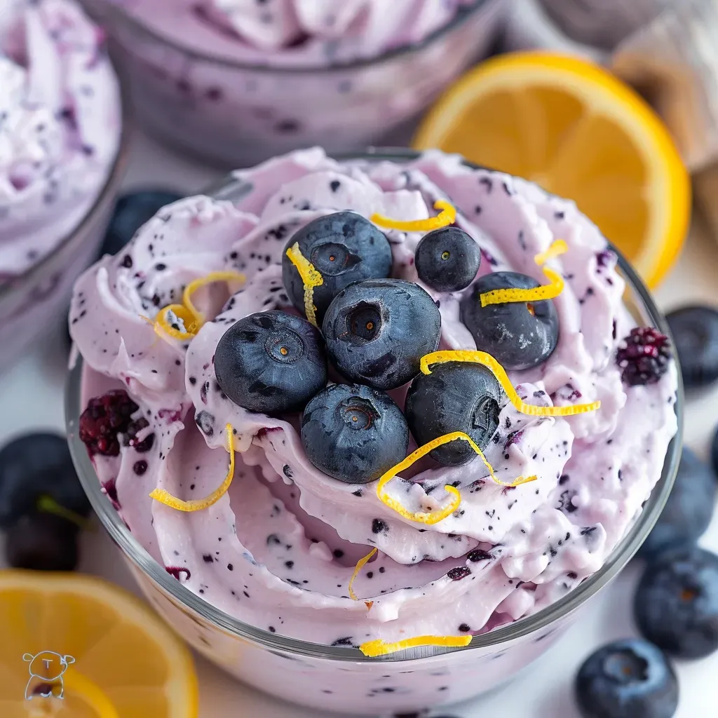 Luscious Blueberry Lemon Fluff Recipe