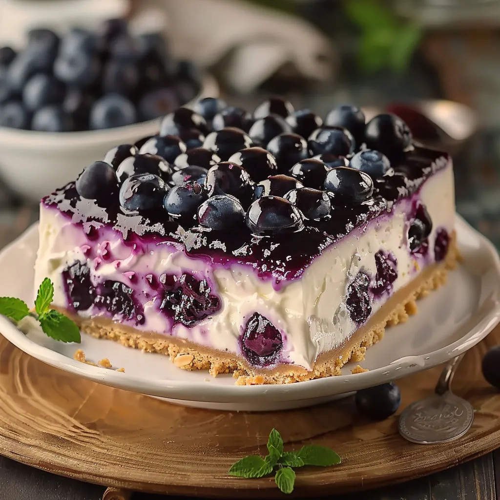 Luscious No-Bake Blueberry Cheesecake Recipe