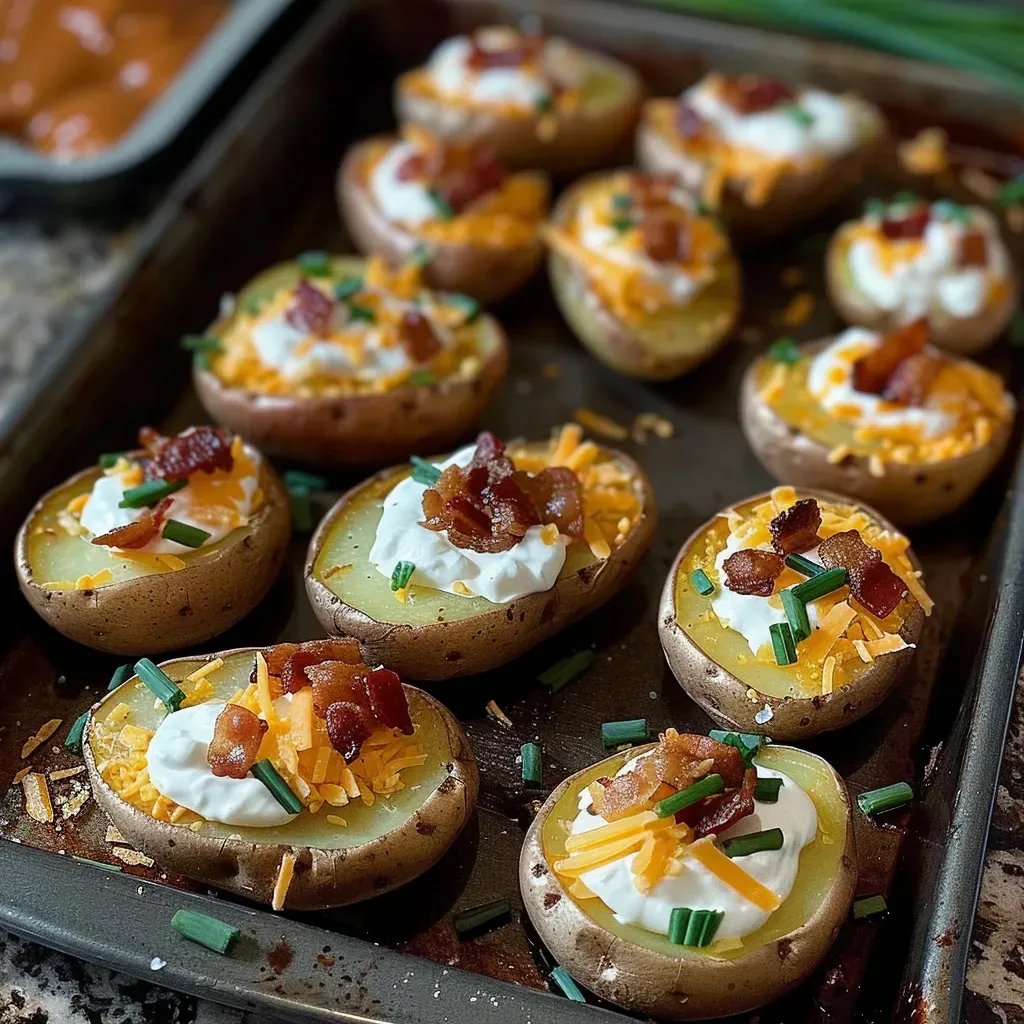 Mini Loaded Potato Bites: Irresistible Appetizer Recipe
