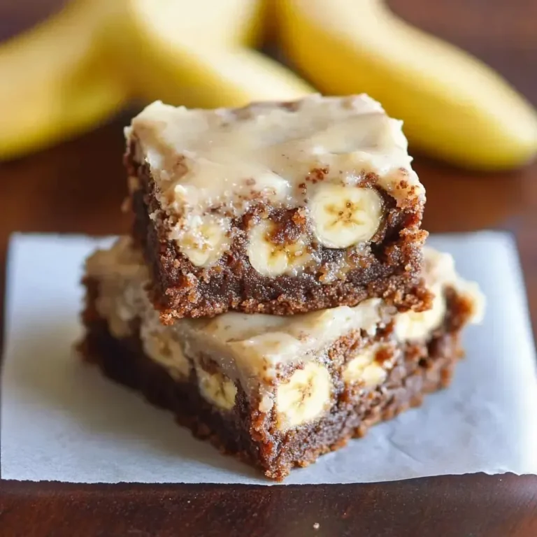 Moist Banana Bread Brownies Recipe
