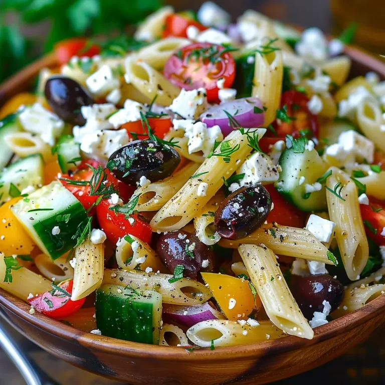 Mouthwatering Greek Pasta Dinner Recipe