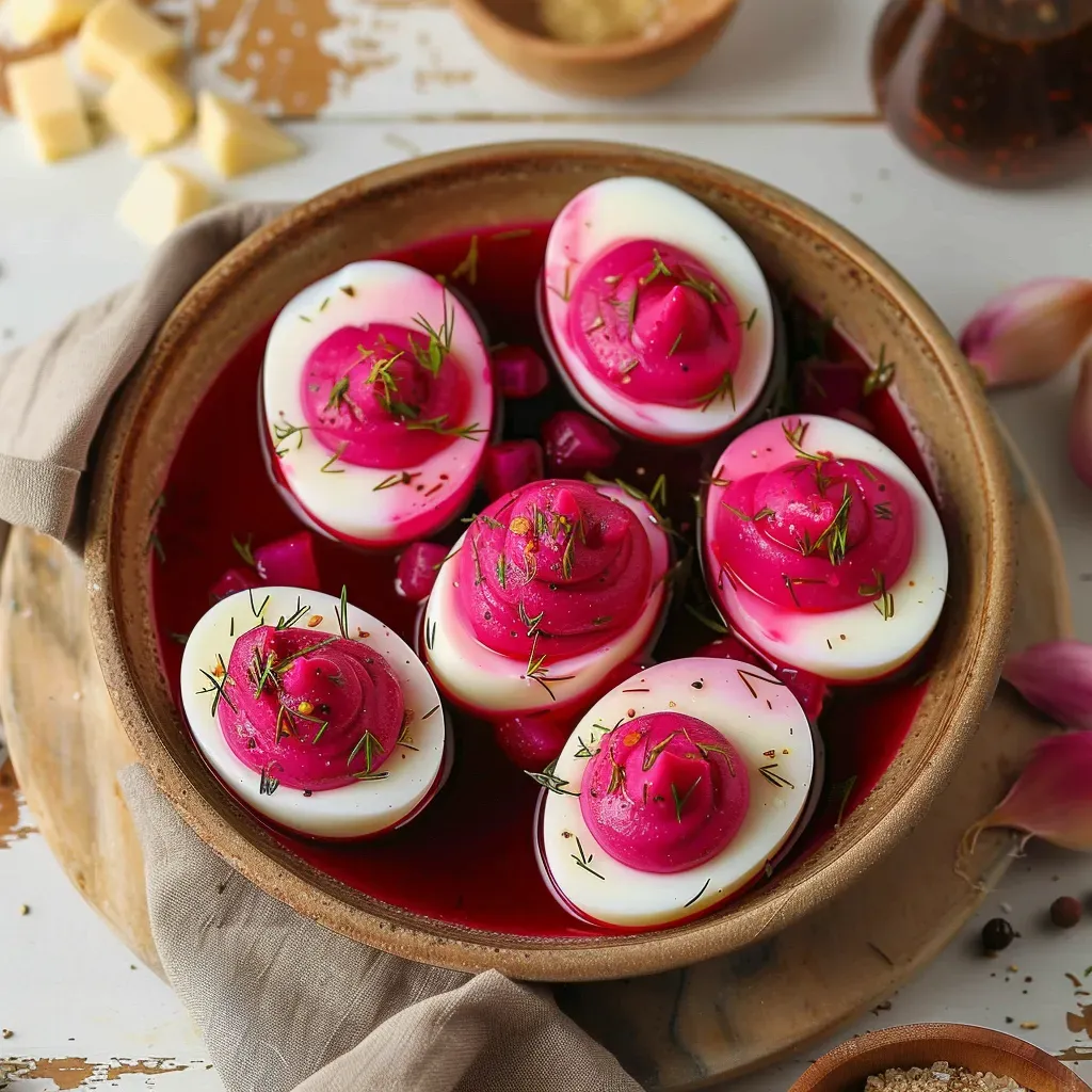 Pink Deviled Eggs: Easy and Delicious Recipe