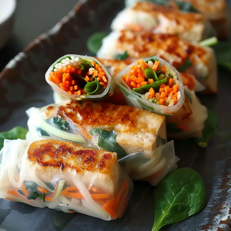 Protein-Packed Fiber-Rich Spring Rolls