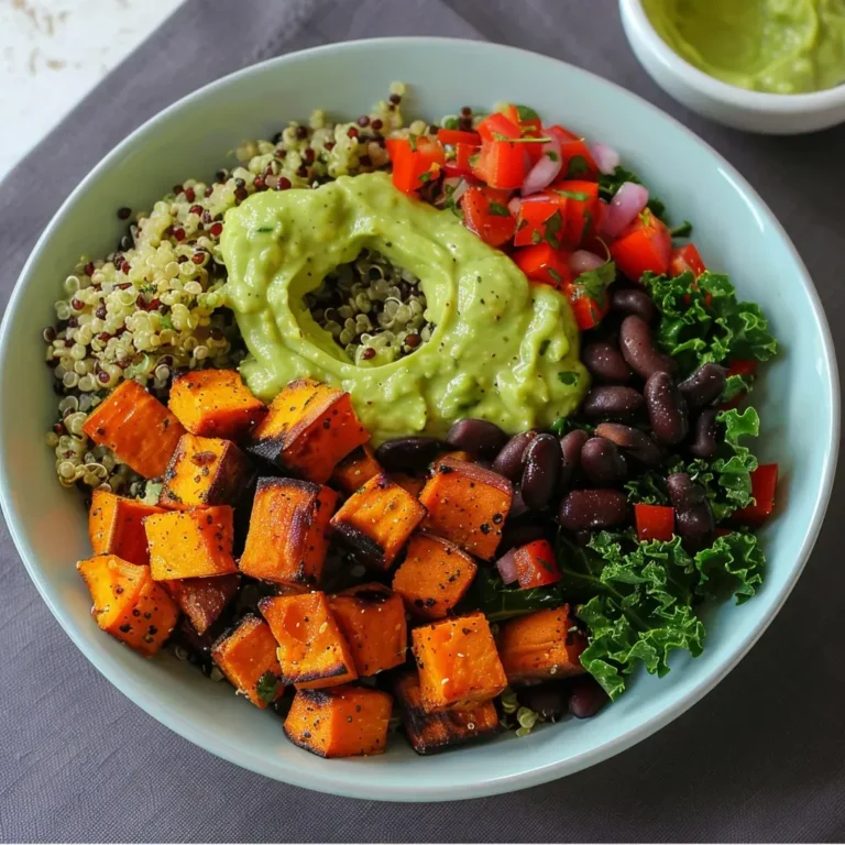 Protein-Packed Sweet Potato Quinoa Bowl