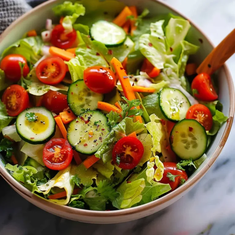 Quick and Fresh Garden Salad Recipe