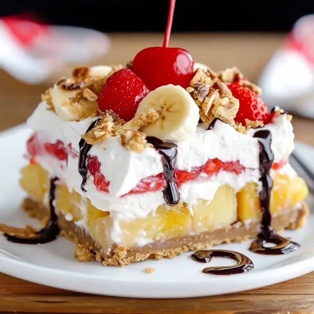 Quick Banana Split Dessert Recipe
