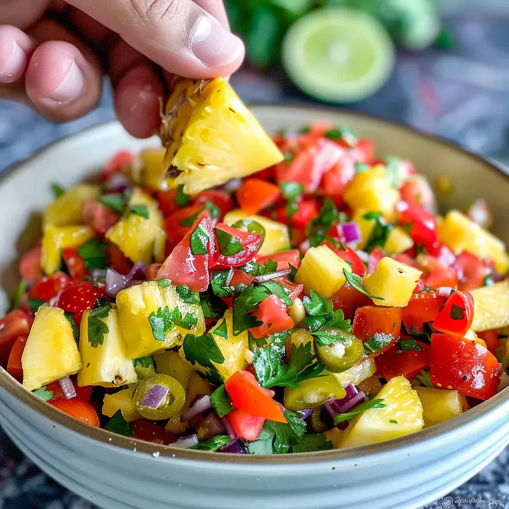 Quick Strawberry Pineapple Salsa: Delicious and Refreshing!